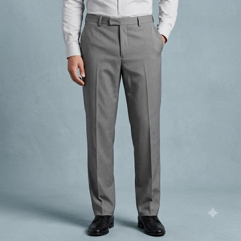 Banana Republic Dress Pants Mens 36x32 Gray Stretch Tailored Slacks